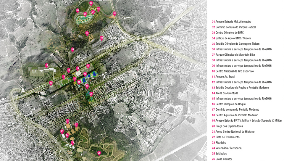 Deodoro Olympic Park - Masterplan